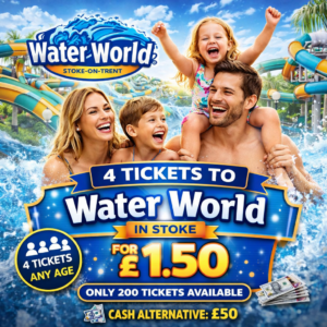 4 TICKETS TO WATERWORLD!!