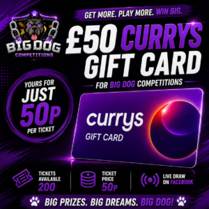 £50 CURRYS GIFT CARD JUST 50P