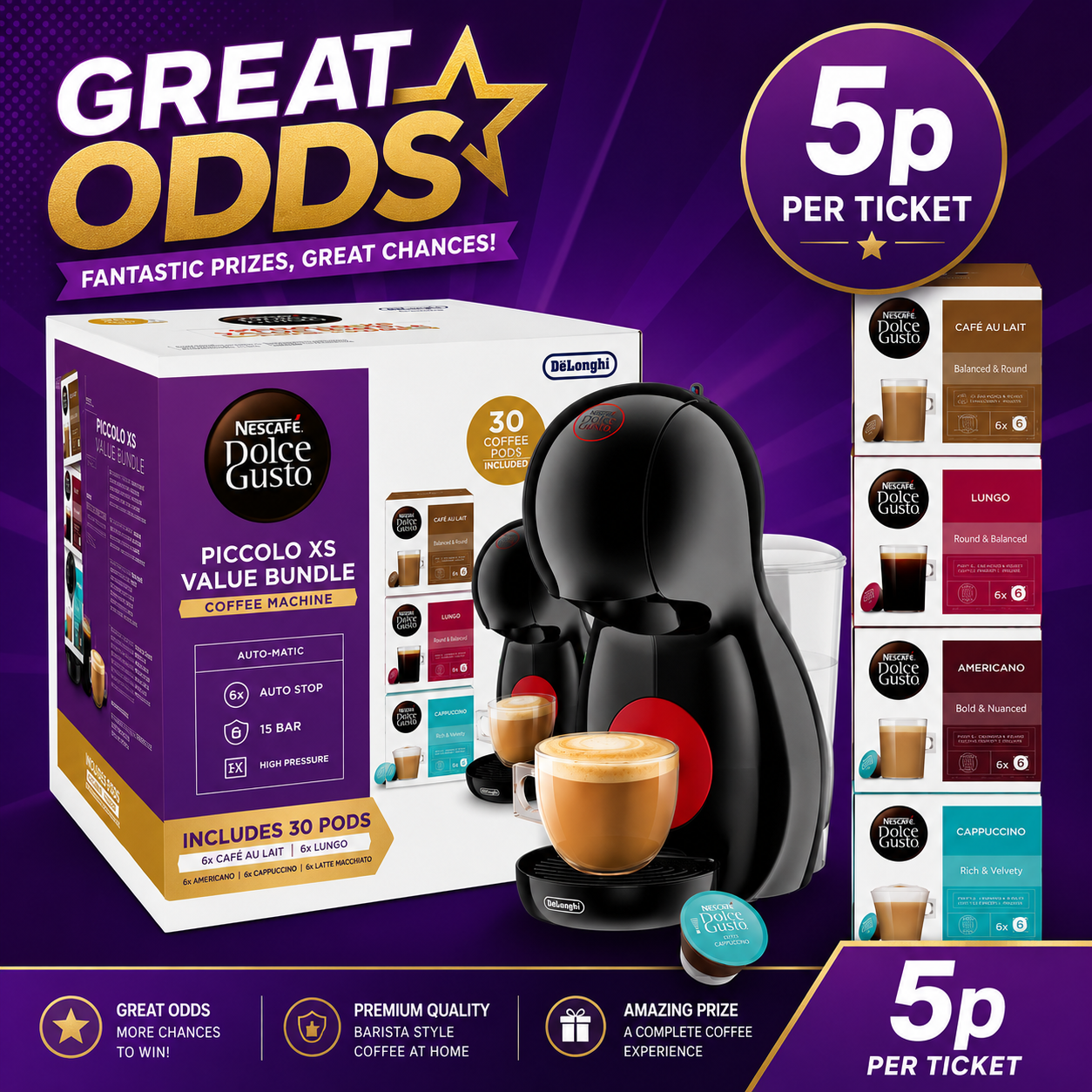 ☕ Win a Nescafé Dolce Gusto Piccolo XS Value Bundle ☕