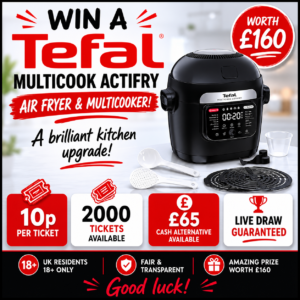 Win a Tefal Air Fryer & Multicooker just 10p