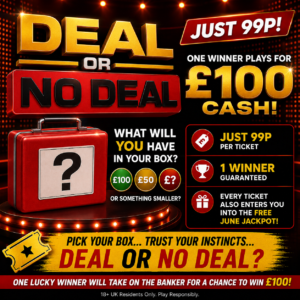 🎁 DEAL OR NO DEAL – JUST 99P! 🎁