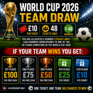 ⚽ WORLD CUP 2026 TEAM DRAW ⚽