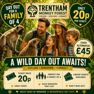 🐵WIN A FAMILY DAY OUT TO TRENTHAM MONKEY FOREST!🐵