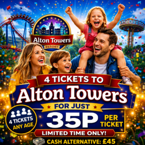🎢 Win 4 Tickets to Alton Towers 🎢