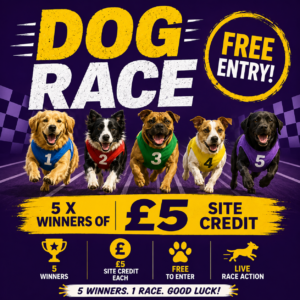 Free Dog Race – Win £5 Site Credit!
