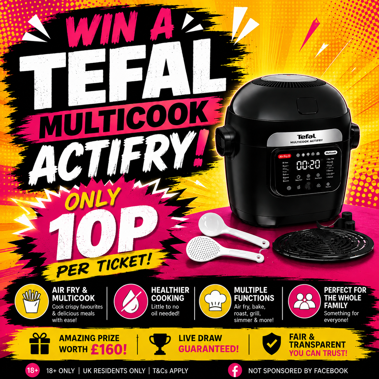 Win a Tefal Multicook ActiFry